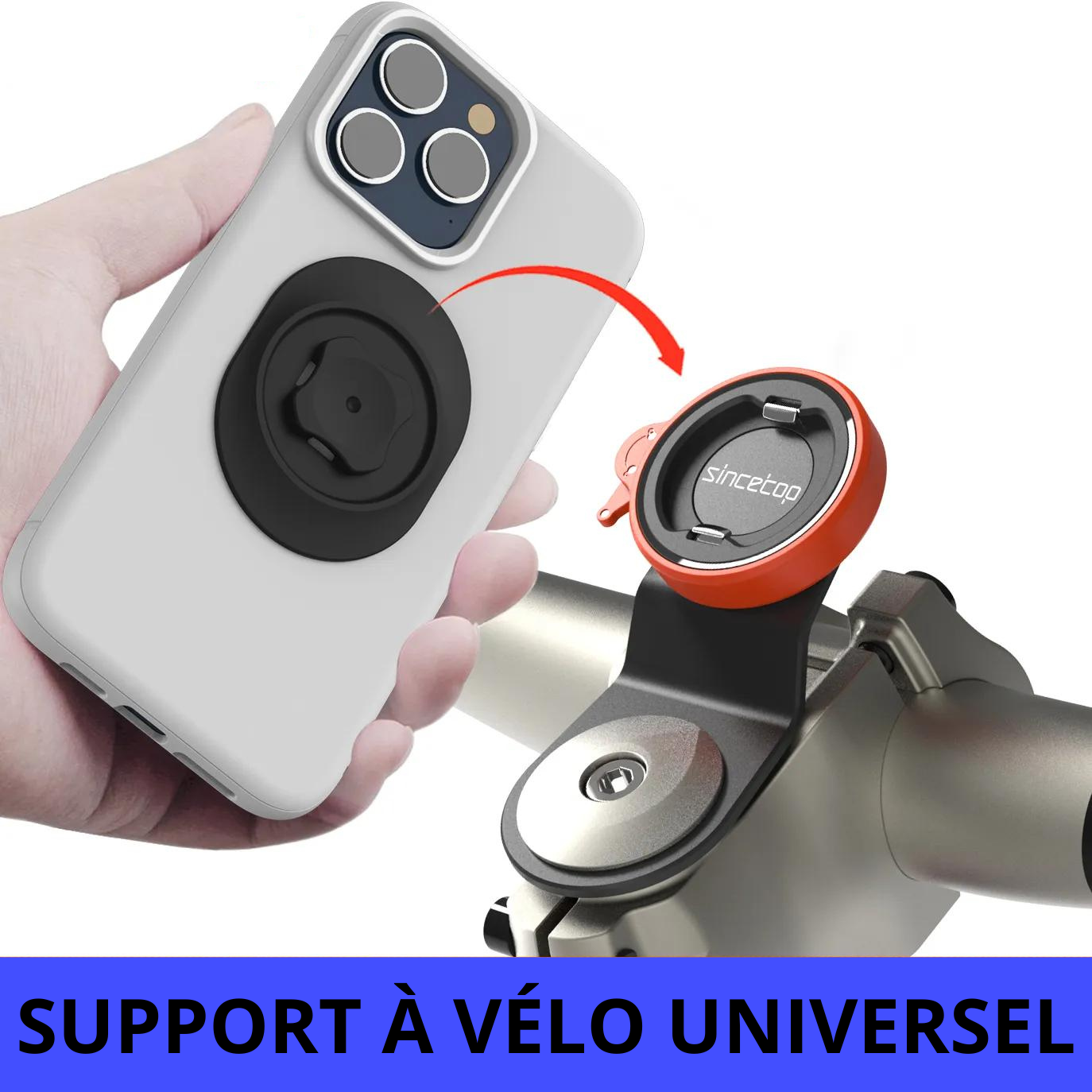 Support téléphone vélo universel - support smartphone vélo - pour